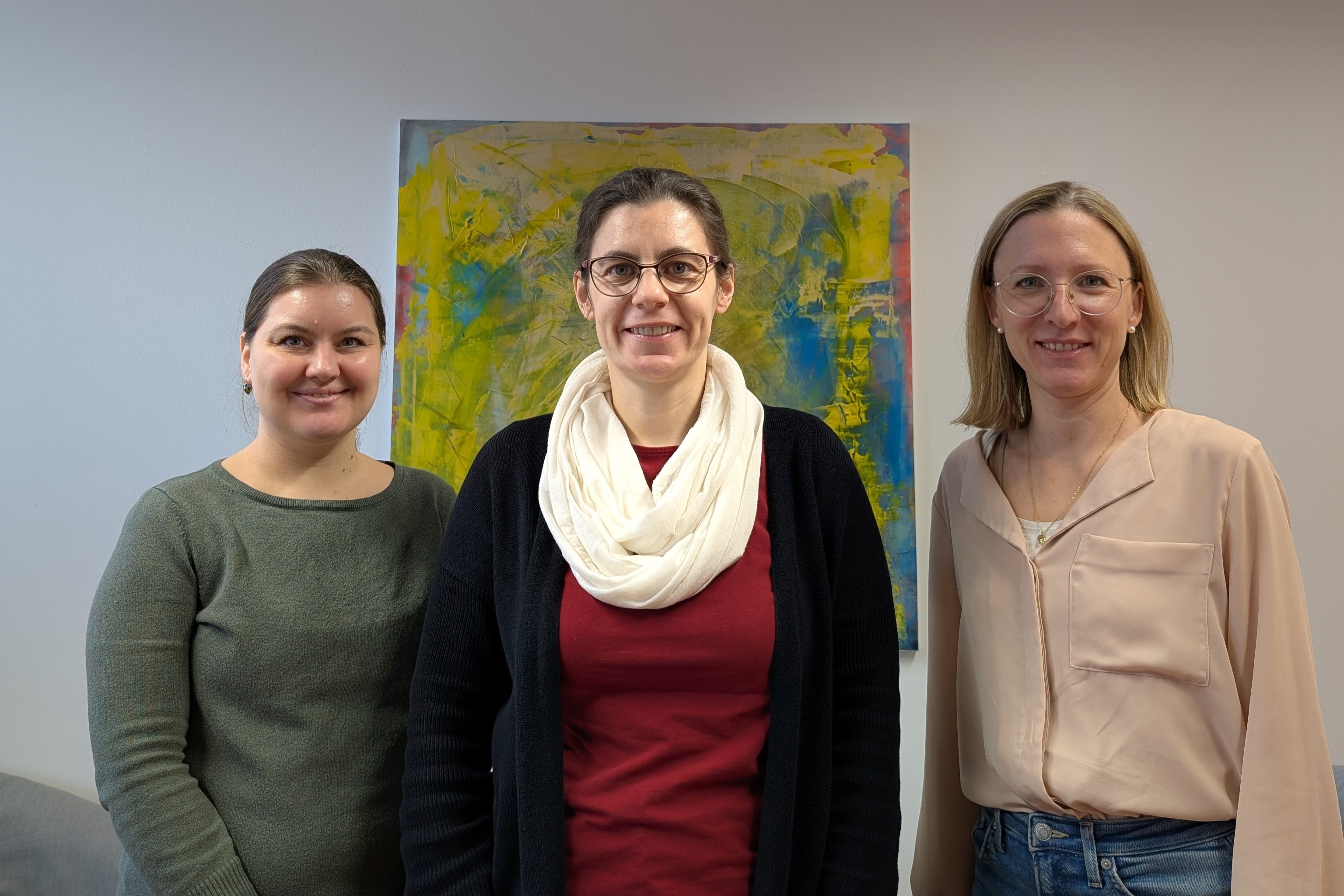 Sabine Weissert, Caroline Hornberger und Caroline Hesse (von links nach rechts)